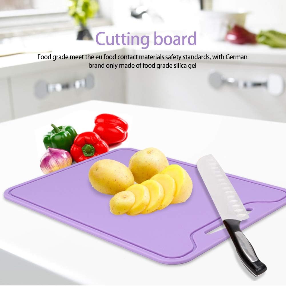 rms food grade silicone chopping board – flexible 30 x 22 cm cutting board with hanging hole for home kitchen use – heat resistant rms food grade silicone chopping board – flexible 30 x 22 cm cutting board with hanging hole for home kitchen use – heat resistant