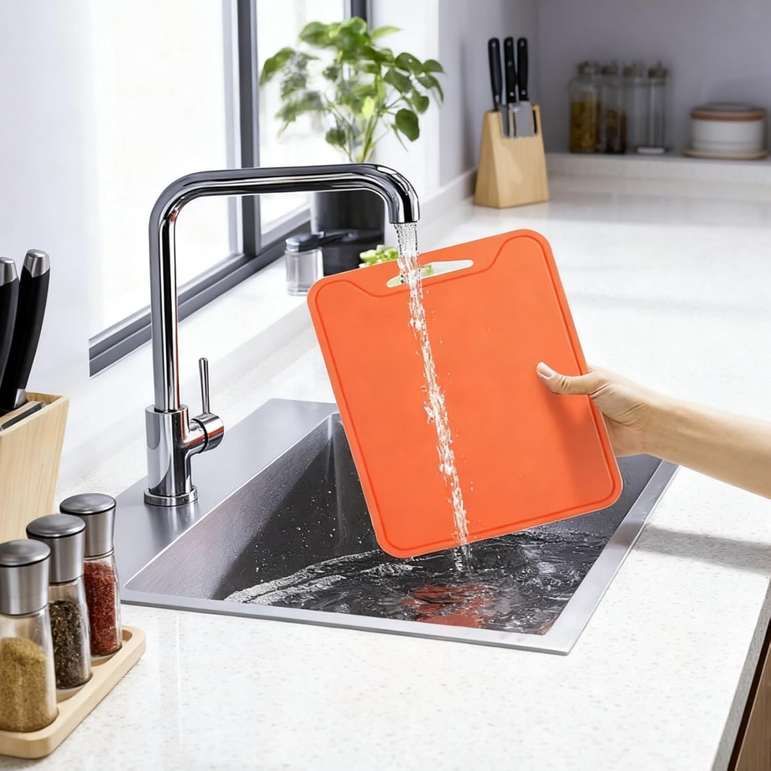 rms silicone cutting board – 8.6" x 11.8" bpa free flexible kitchen chopping board for meat, vegetables & fruit – dishwasher safe (orange) rms silicone cutting board – 8.6" x 11.8" bpa free flexible kitchen chopping board for meat, vegetables & fruit – dishwasher safe (orange)