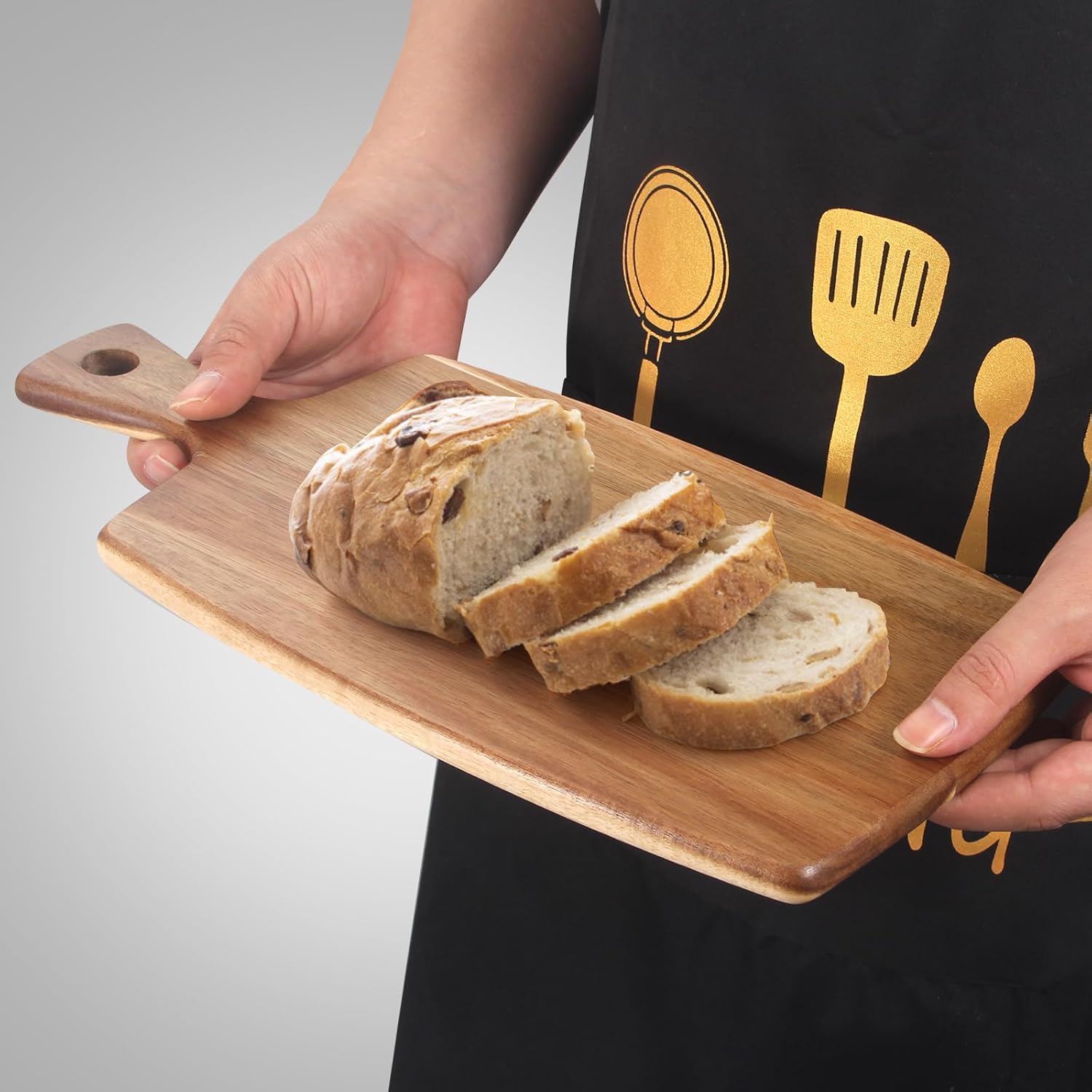 rms 17" x 10" acacia wood chopping board – sustainable, knife friendly cutting surface with handle – perfect for charcuterie, meat, fruit & cheese serving rms 17" x 10" acacia wood chopping board – sustainable, knife friendly cutting surface with handle – perfect for charcuterie, meat, fruit & cheese serving