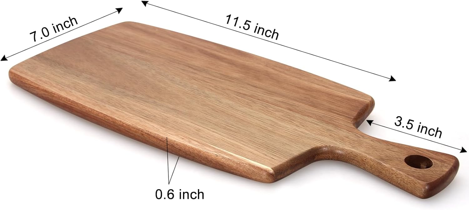 rms 17" x 10" acacia wood chopping board – sustainable, knife friendly cutting surface with handle – perfect for charcuterie, meat, fruit & cheese serving rms 17" x 10" acacia wood chopping board – sustainable, knife friendly cutting surface with handle – perfect for charcuterie, meat, fruit & cheese serving