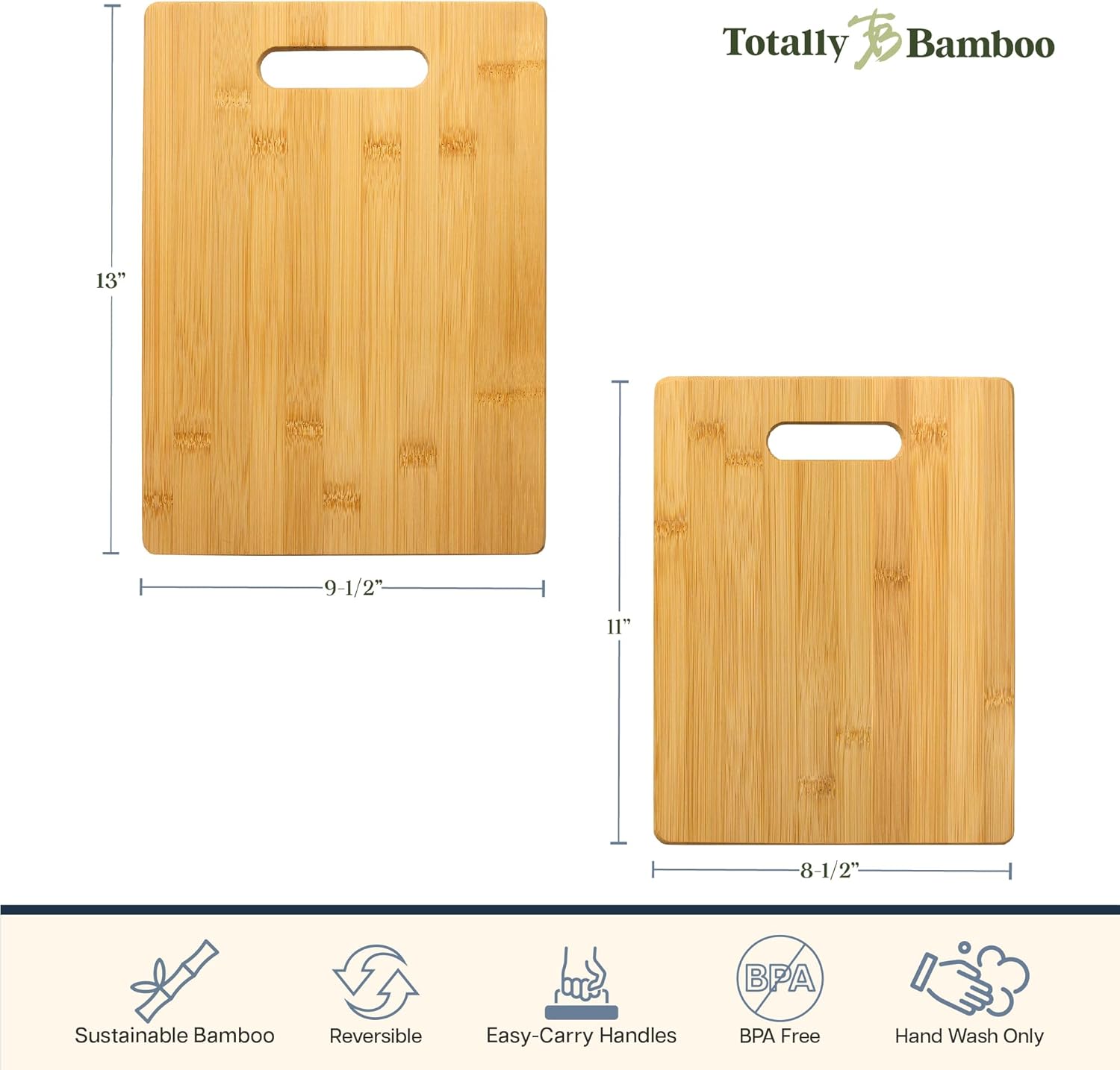 rms totally bamboo 2 piece bamboo cutting board set – assorted sizes for chopping, slicing & serving – durable, eco friendly wood boards for kitchen rms totally bamboo 2 piece bamboo cutting board set – assorted sizes for chopping, slicing & serving – durable, eco friendly wood boards for kitchen